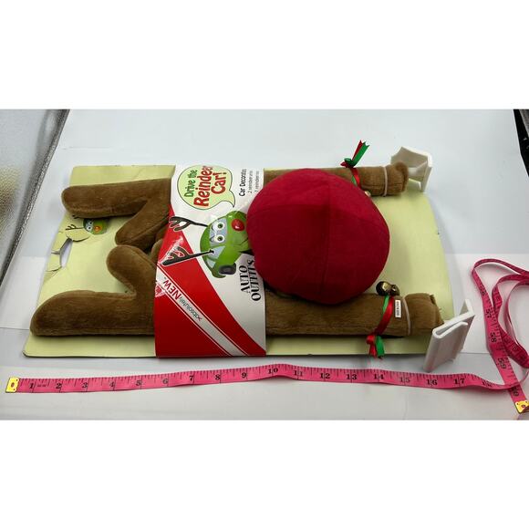 Drive The Reindeer Car Auto Outfits Reindeer Antlers & Red Nose NEW - Picture 5 of 5